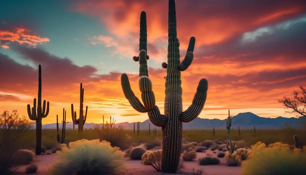 tall cactus in arizona