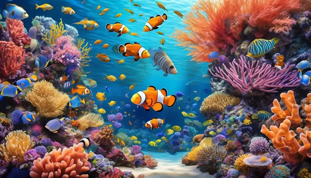 underwater creatures in nature