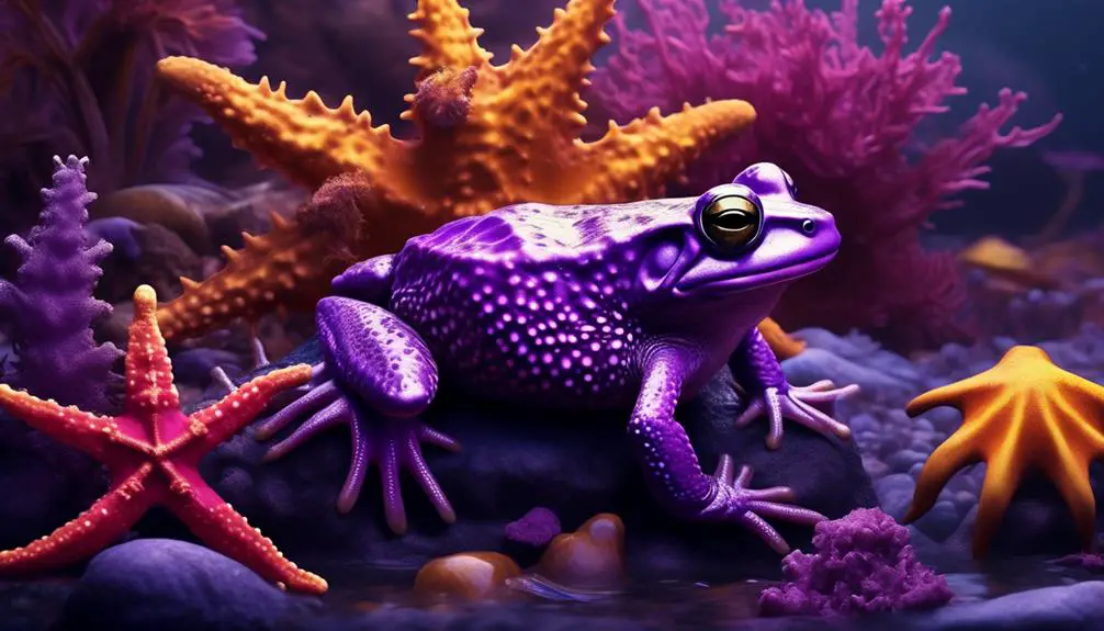 unique marine and amphibian species