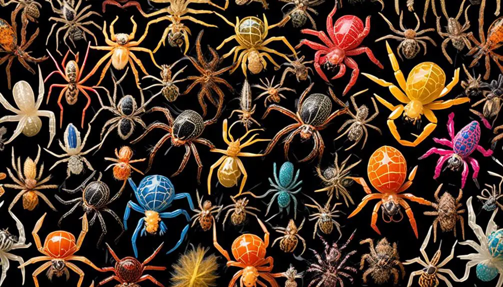 variety of mexican spiders