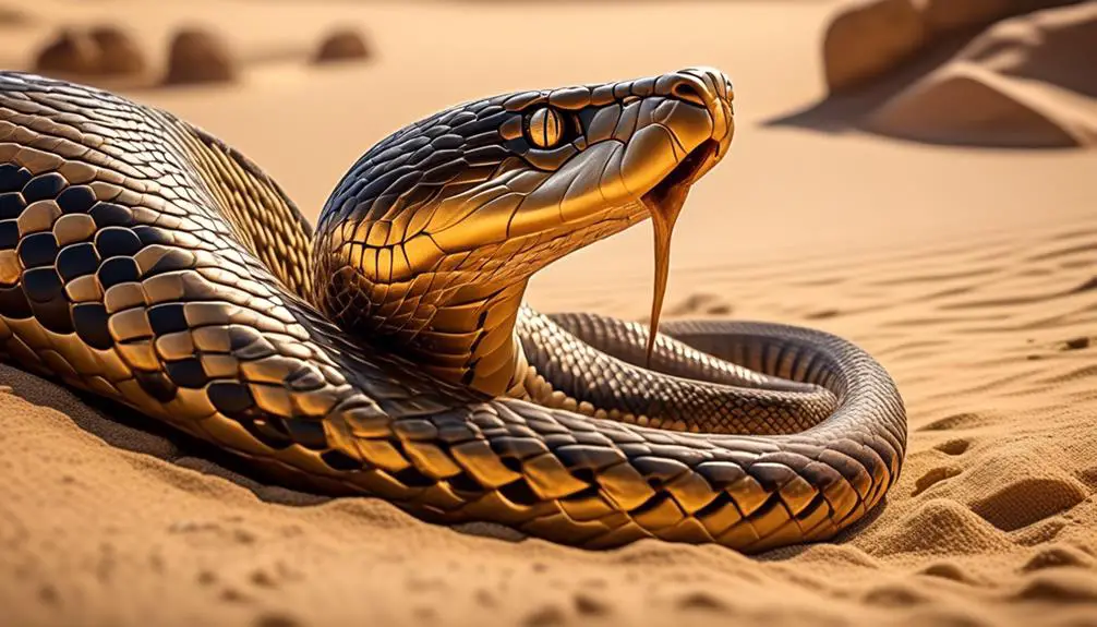 venomous egyptian cobra discovered