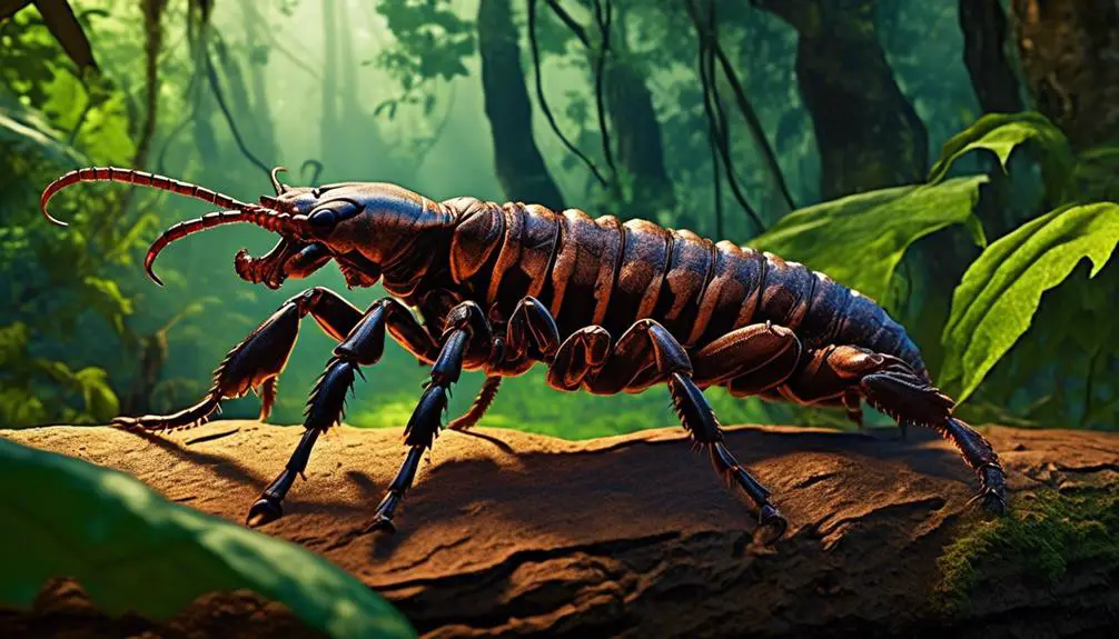 venomous scorpions with brown bark like appearance