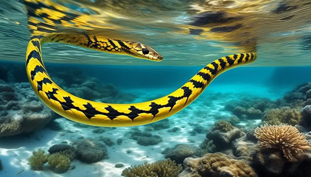 venomous snake found in water