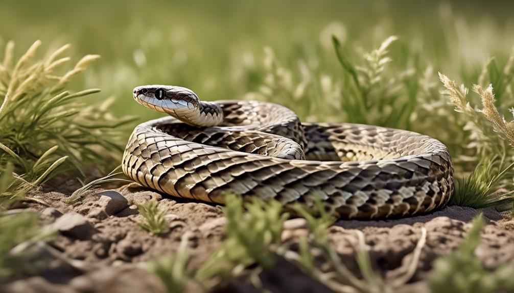 venomous snake of prairies