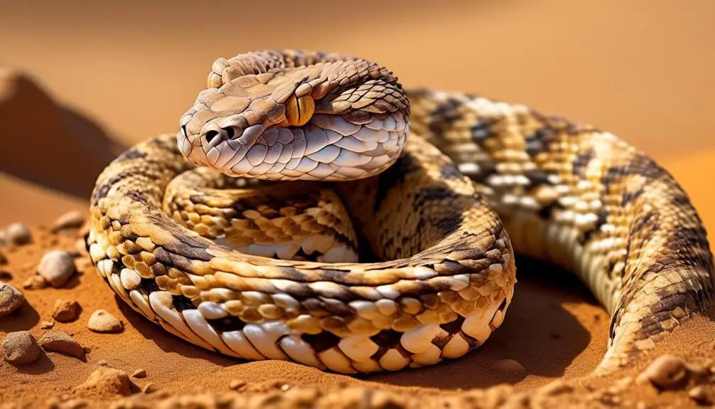 venomous snake of sahara