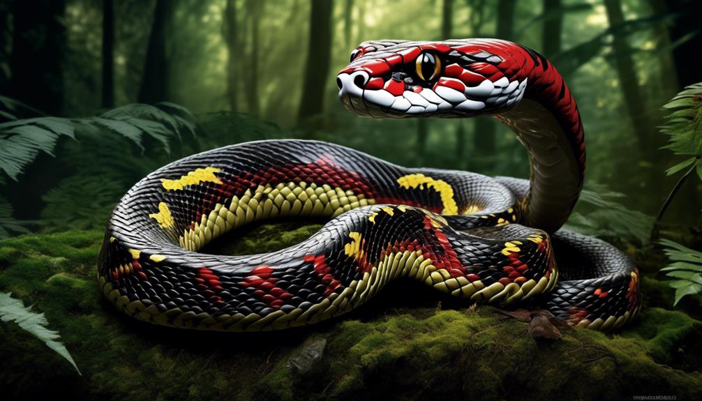venomous snake with deadly bite