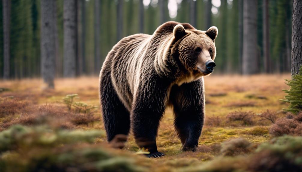 grizzly bear size comparison
