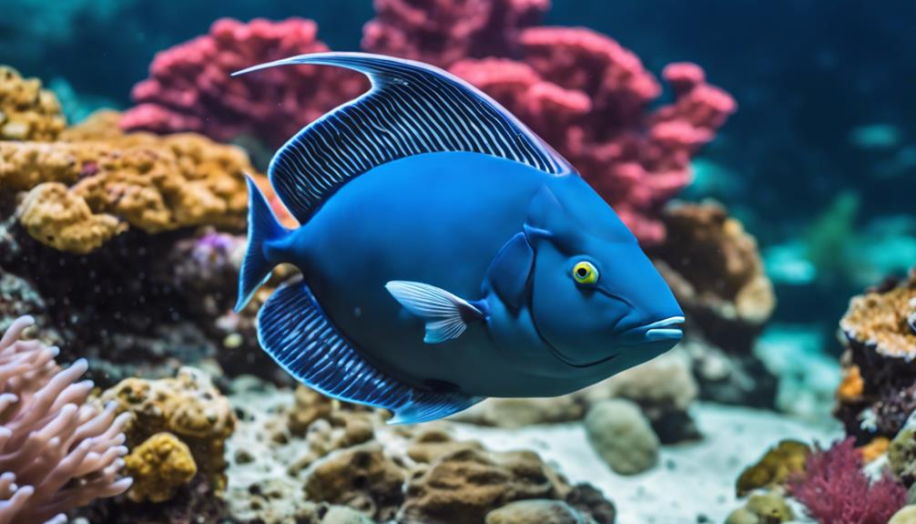 colorful fish with horn