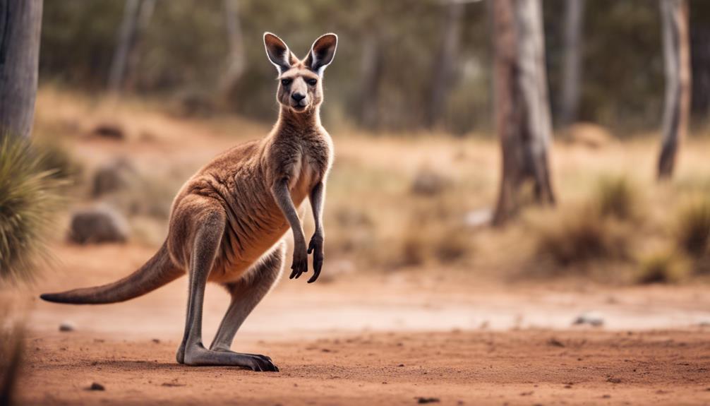 marsupial with powerful legs