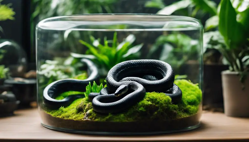 black snakes as pets