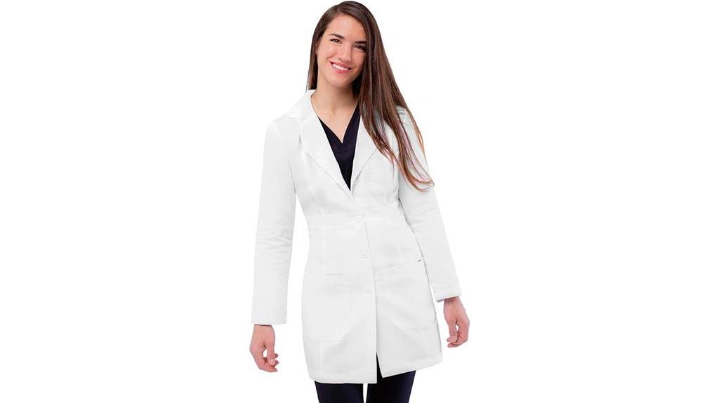 feminine designed lab coats