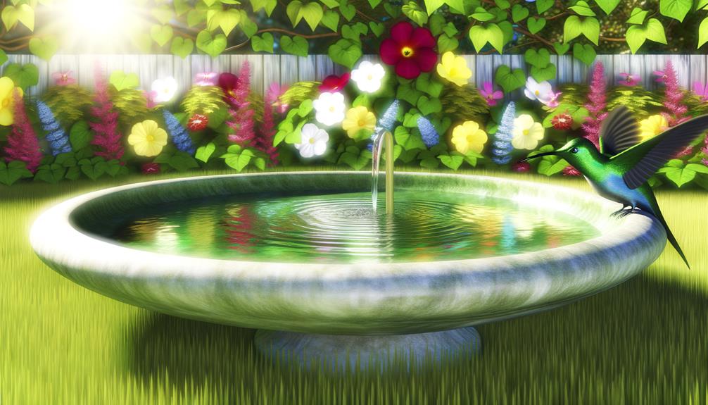 15 Delightful Hummingbird Baths to Attract These Iridescent Birds to Your Yard 5 hummingbird friendly water features