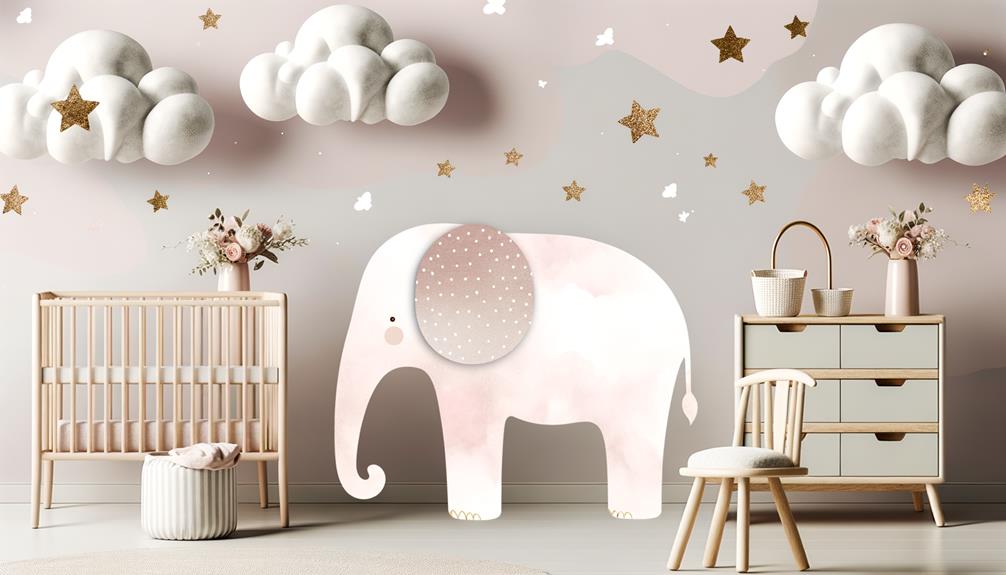 cute elephant baby decor