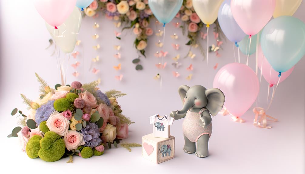 elephant themed baby shower
