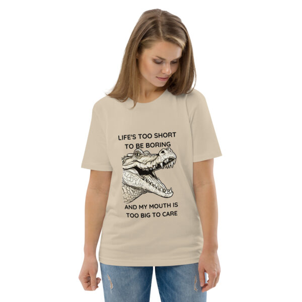 Crocodile Mouth T-Shirt Unisex Organic Cotton