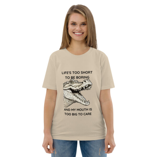 Crocodile Mouth T-Shirt Unisex Organic Cotton