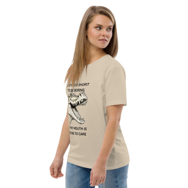 Crocodile Mouth T-Shirt Unisex Organic Cotton