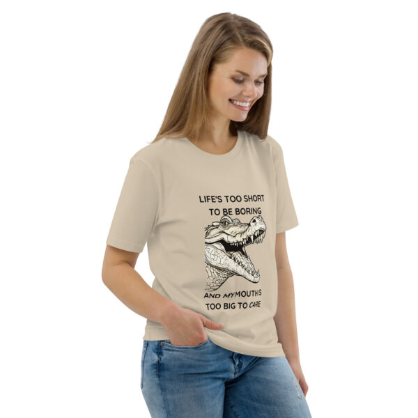 Crocodile Mouth T-Shirt Unisex Organic Cotton