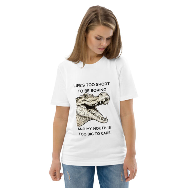 Crocodile Mouth T-Shirt Unisex Organic Cotton