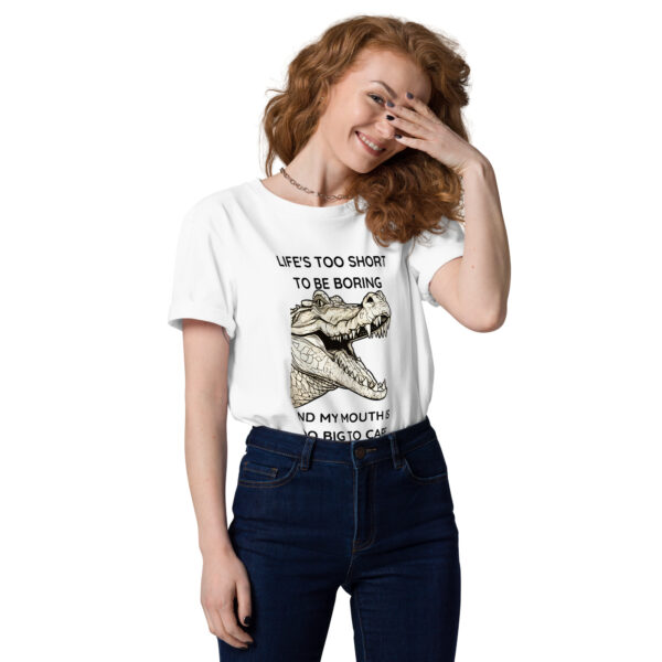 Crocodile Mouth T-Shirt Unisex Organic Cotton