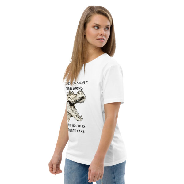 Crocodile Mouth T-Shirt Unisex Organic Cotton