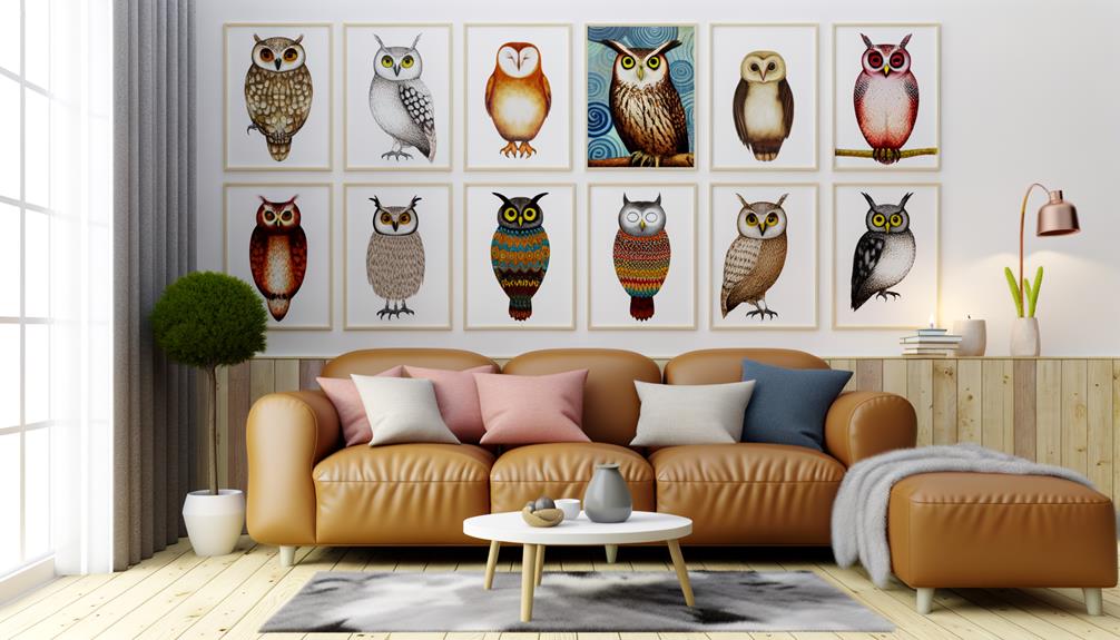 whimsical owl home decor