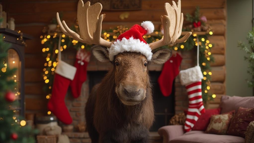 15 Festive Moose Christmas Decorations That'll Make Your Home Merry & Bright 7 festive moose christmas decor