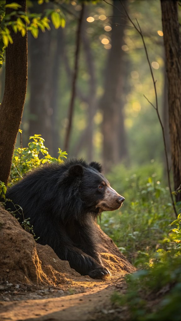 Sloth Bear Behavior 3 embracing solitude and independence