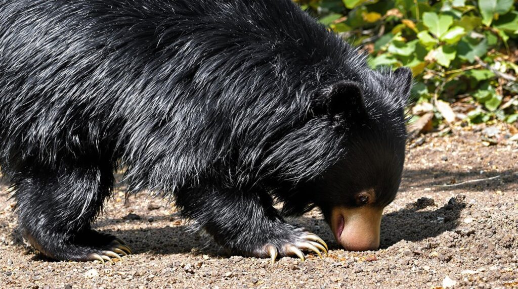 sloth bear foraging activities