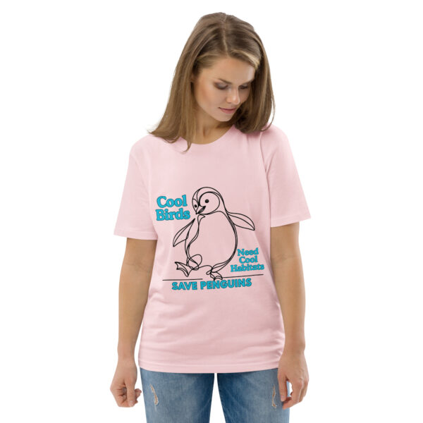 Protect Penguins T-Shirt: Eco-Friendly Climate Action Apparel Antarctic penguin biologist shirt - Image 6