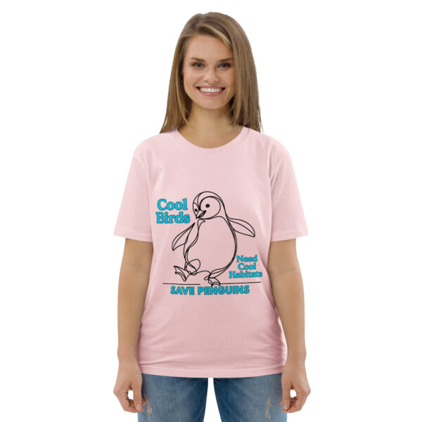 Protect Penguins T-Shirt: Eco-Friendly Climate Action Apparel Antarctic penguin biologist shirt - Image 5