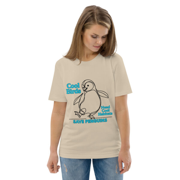 Protect Penguins T-Shirt: Eco-Friendly Climate Action Apparel Antarctic penguin biologist shirt - Image 3