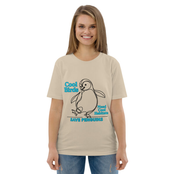 Protect Penguins T-Shirt: Eco-Friendly Climate Action Apparel Antarctic penguin biologist shirt - Image 2