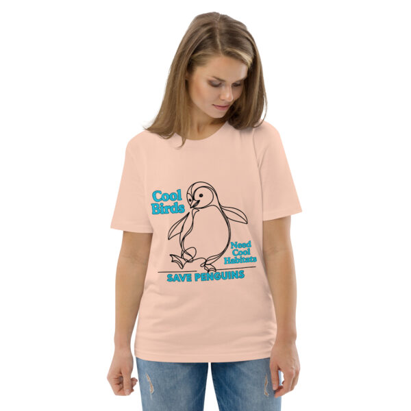 Protect Penguins T-Shirt: Eco-Friendly Climate Action Apparel Antarctic penguin biologist shirt