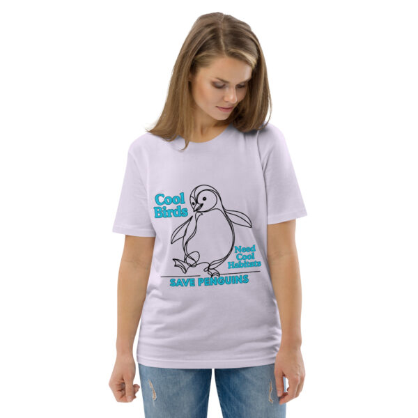 Protect Penguins T-Shirt: Eco-Friendly Climate Action Apparel Antarctic penguin biologist shirt - Image 8