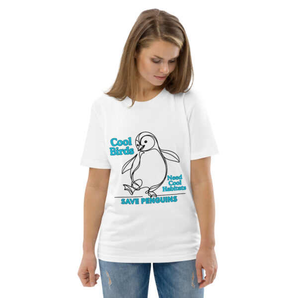 Protect Penguins T-Shirt: Eco-Friendly Climate Action Apparel Antarctic penguin biologist shirt - Image 10