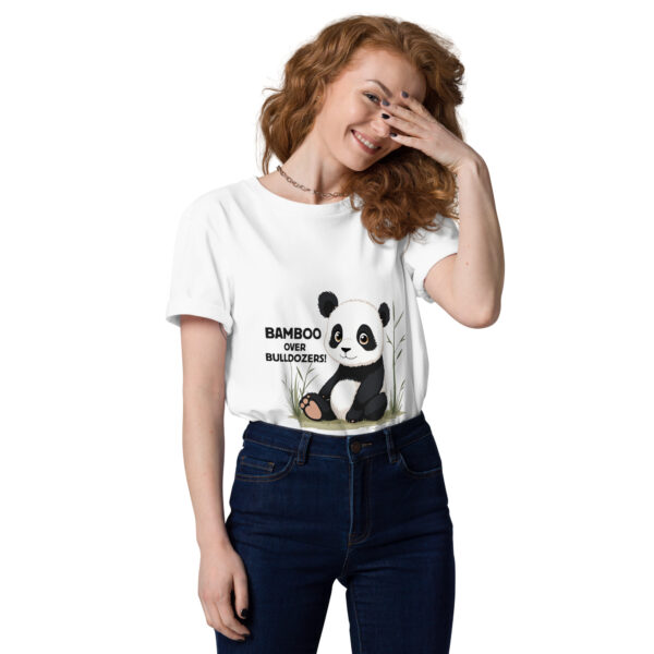 Bamboo Over Bulldozers: Protect Giant Pandas Panda tee shirt cute - Image 9