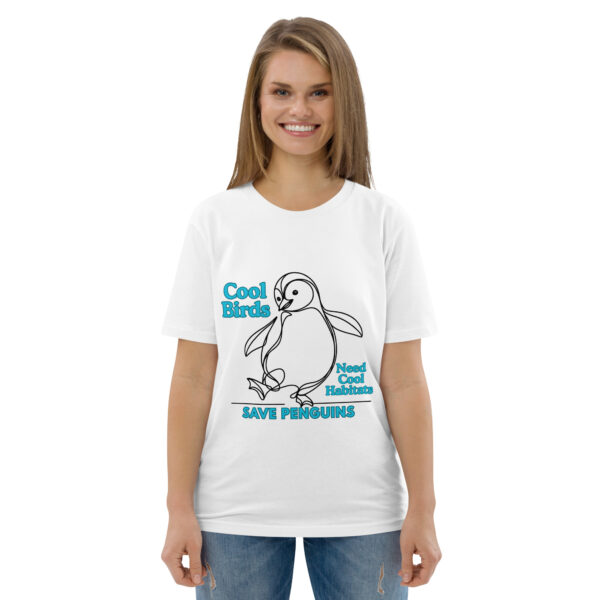 Protect Penguins T-Shirt: Eco-Friendly Climate Action Apparel Antarctic penguin biologist shirt - Image 9