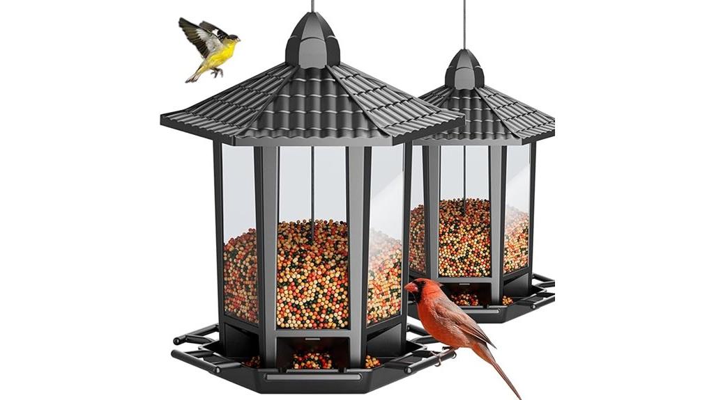 5 Best Low Hanging Bird Feeders to Attract Feathered Friends to Your Yard 7 hanging bird feeders pack