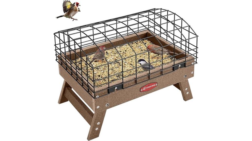 5 Best Ground Bird Feeders to Attract Your Feathered Friends 6 squirrel proof small bird feeder