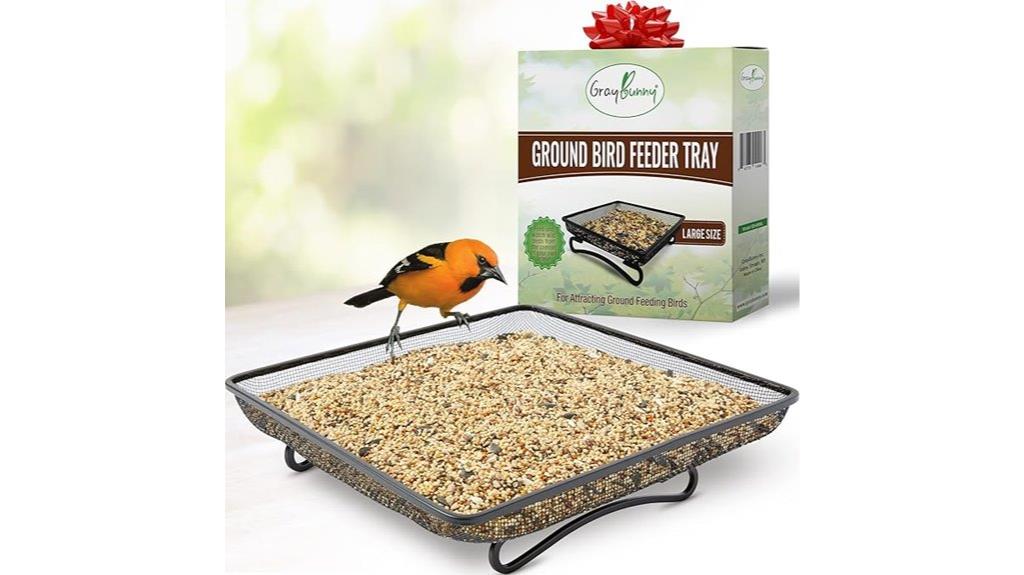 5 Best Ground Bird Feeders to Attract Your Feathered Friends 5 bunny themed bird feeder tray