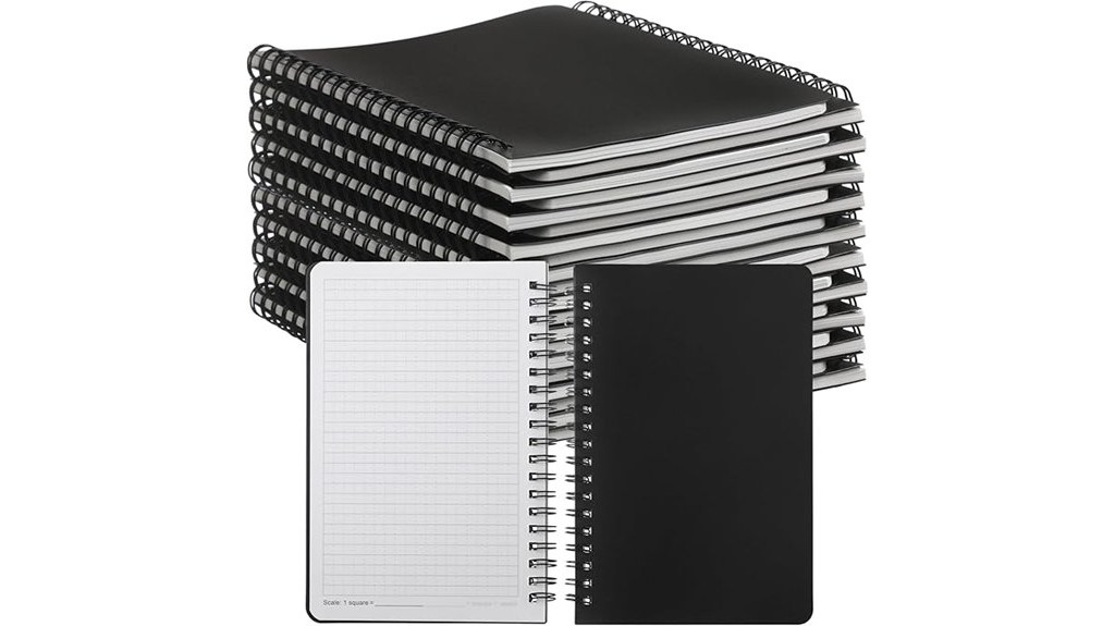 10 Best Waterproof Notebooks for Fieldwork 4 pack of spiral notebooks