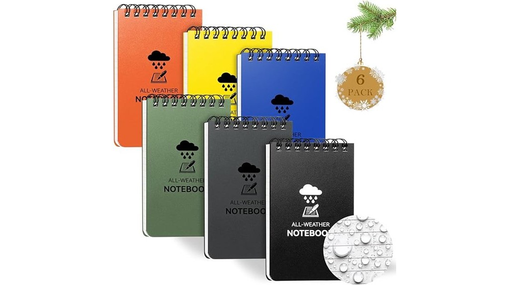 10 Best Waterproof Notebooks for Fieldwork 8 waterproof spiral notepads set