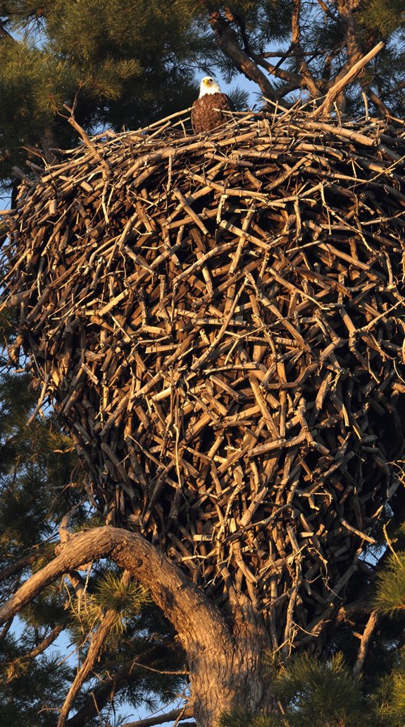 Bald Eagle Nesting Habits 3 bald eagle nest dimensions