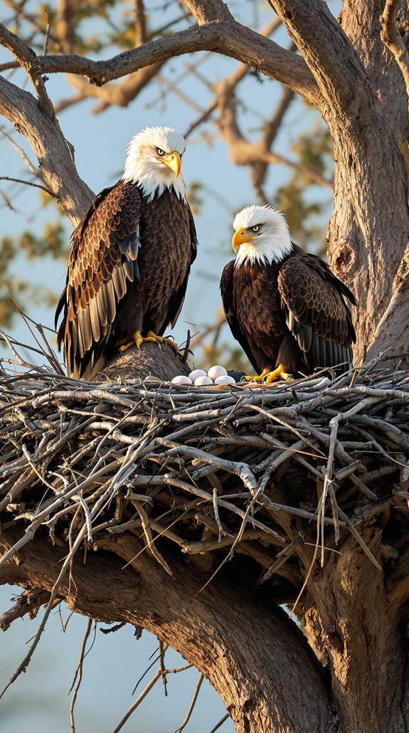 Bald Eagle Nesting Habits 6 eagle parenting during breeding