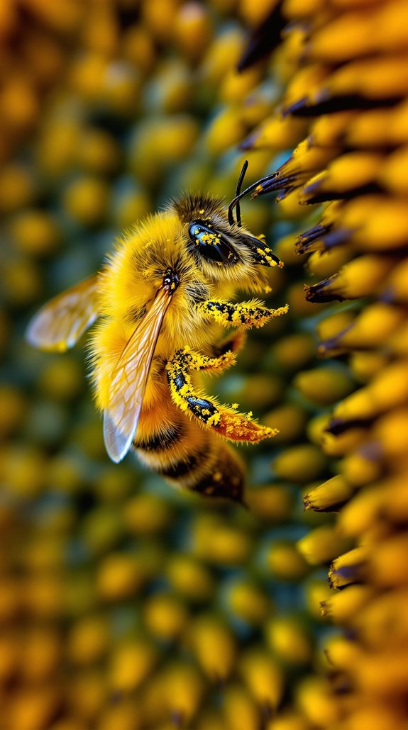 Bee Pollination Process 4 efficient pollinators with adaptations