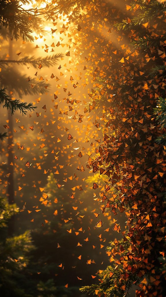 Monarch Butterfly Migration Path 4 precise overwintering environmental conditions