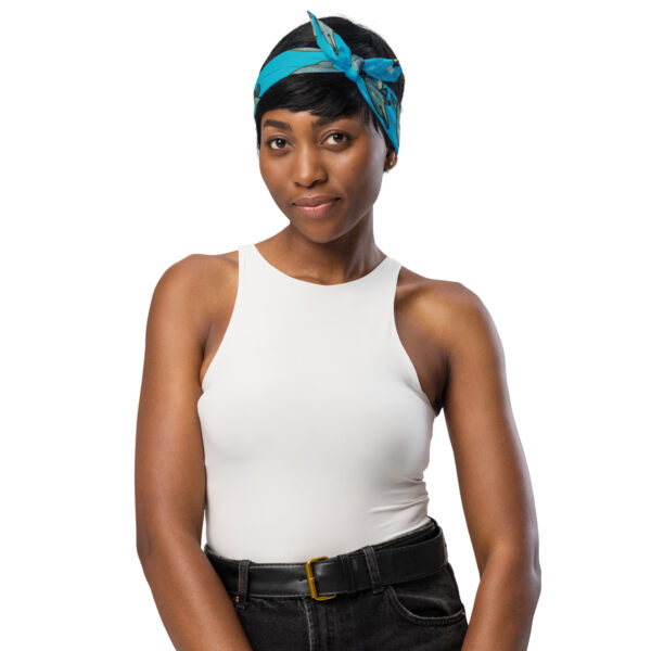 Dolphin Blue Bandana - Image 7