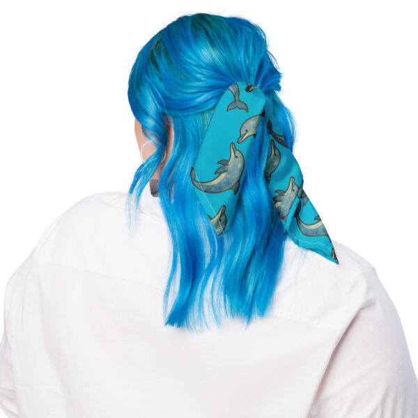 Dolphin Blue Bandana - Image 9