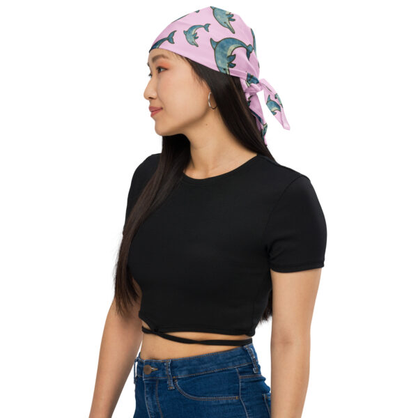 dolphin pink bandana